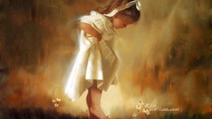 Trees children paintings childhood