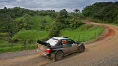 Trees dust New Zealand dirt roads Subaru rally gravel racing 