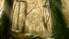 Trees forests Mushishi Ginko