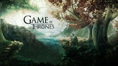 Trees game of thrones artwork red leaf