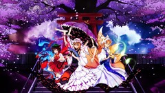 Trees magic hands gate dress Umbrellas hats gap red eyes red 