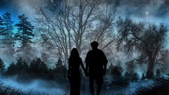 Trees night Stars heterosexual