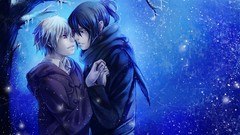 Trees snow Anime anime boys shounen-ai Nezumi No. 6 Shion (No.6)