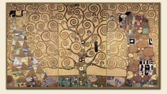 Trees Symbols paintings Gustav Klimt