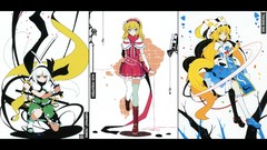 Trees text weapons Books Shoes roses Katana dress samurai hats 