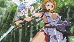 Trees weapons wings blade Plants Anime armor shield Swords 