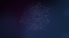 Triangles abstract 3d spheres cinematic