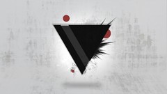 Triangles abstract circles artwork digital art Lucas Olsson