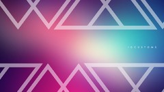 Triangles colors minimalistic igcustoms