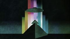 Triangles UFO colors daft punk