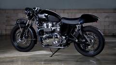 Triumph bonneville Cafe Racer motorbikes