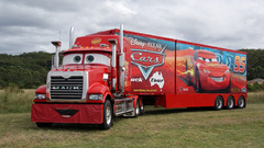 trucks disney Pixar Animation Studios truck vehicle red numbers