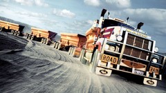 Trucks vehicles Australian Road train