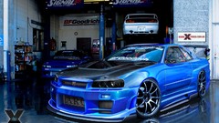 Tuning cars 3d Nissan Skyline nissan skyline r34
