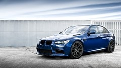 Tuning cars bmw m3 vossen Rims blue cars BMW E92 BMW Series M 