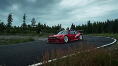 Tuning cars Drift red cars Lancia Delta