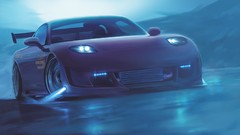 Tuning cars Mazda vehicles artwork Mazda RX7