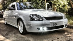 Tuning cars Russians russian cars Lada Priora lowriders