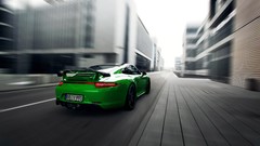 Tuning cars techart porsche 911 green cars Porsche 911 Carrera 