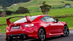 Tuning cars Toyota GTS aero vehicles TRD red cars rear angle 