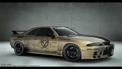 Tuning cars wheels Nissan transportation vehicles skylines 