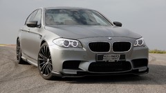 Tuning front static bmw m5 kelleners sport front angle view 