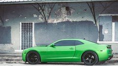 Tuning Profile chevrolet camaro tinted vossen muscle cars green 