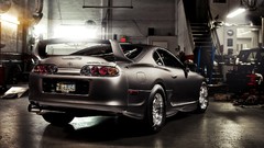Tuning Sports Car cars garage spoiler Toyota indoors vehicles 