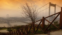 Turkey Istanbul bosphorus Fatih Sultan Mehmet Bridge