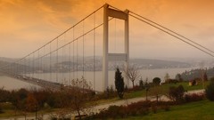 Turkey Istanbul bosphorus Fatih Sultan Mehmet Bridge