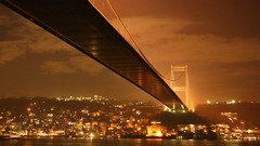 Turkey Istanbul cities cityscapes bosphorus suspension bridge