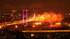 Turkey Istanbul cities cityscapes bosphorus suspension bridge