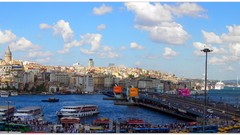 Turkey Istanbul cityscapes Galata Tower halic