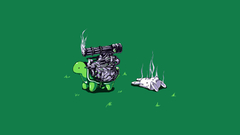 Turtles rabbits minigun