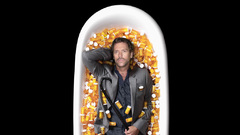 TV bathtubs Hugh Laurie