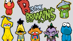 TV cartoons zombies brain