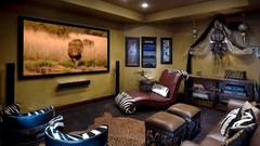 TV couch home interior