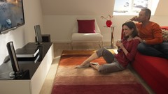 TV couch home interior