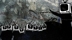 TV graffiti artwork television