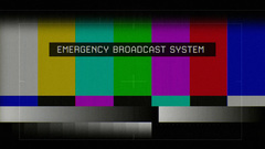 TV test pattern emergency