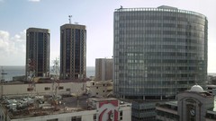 Twin Towers Library urban Trinidad Port of Spain