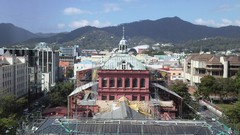 Twin Towers Library urban Trinidad Port of Spain