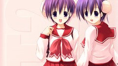 Twins school uniforms purple hair to heart to heart 2 purple 