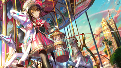 Twintails carousel fuji choko