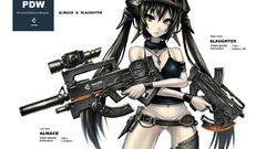 Twintails Simple Background original