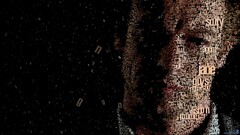 typographic portraits Typography Men The Mentalist