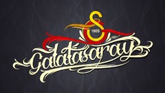 Typography calligraphy turkish football teams Galatasaray SK