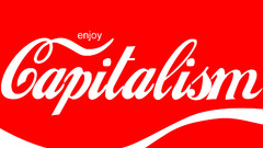 Typography capitalism Simple Background