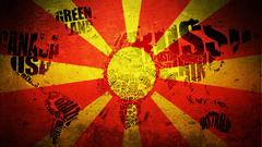 Typography Flags macedonia