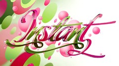 Typography font artwork